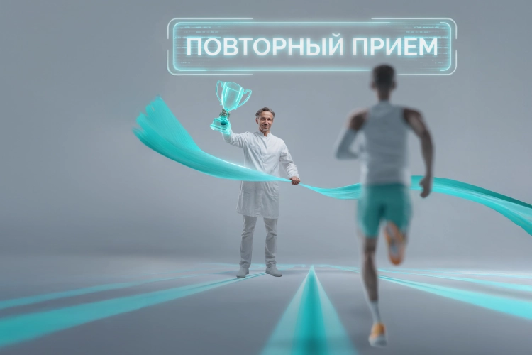 Скидка 30% на повторный приём